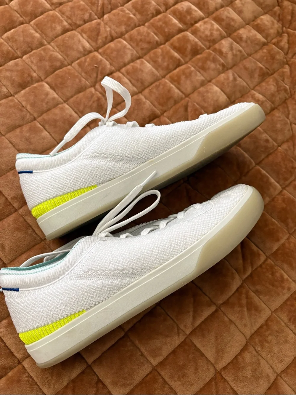 Rothys white knit
